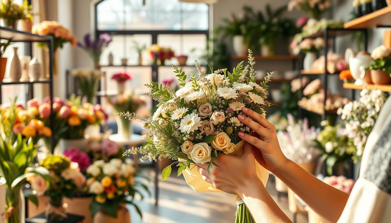 Seasonal flower arrangements